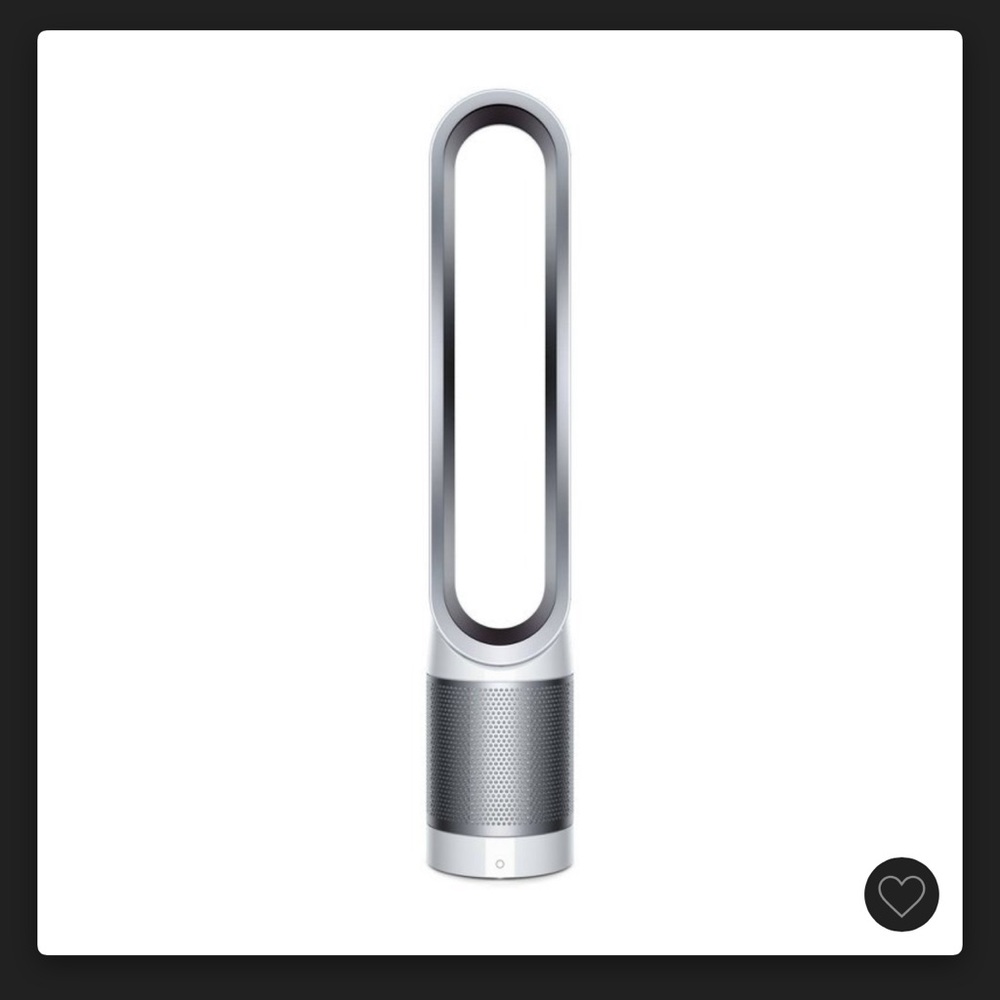 Dyson TP01 Pure Cool Tower 800 Sq. Ft. HEPA Air Purifier and Fan - White/Silver